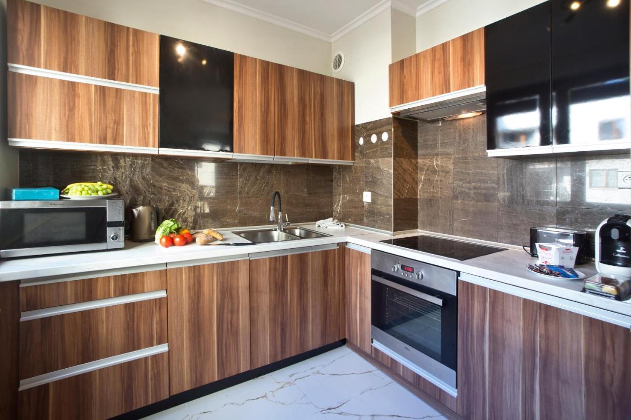 2 Bedrooms Bukowinska P&O Serviced Apartments 华沙 外观 照片